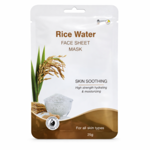 Activated Rice Face Sheet Mask 25g | Hydrating & Moisturizing Facial Sheet Mask | Deep Cleansing & Skin Refreshing Mask | For All Skin Types